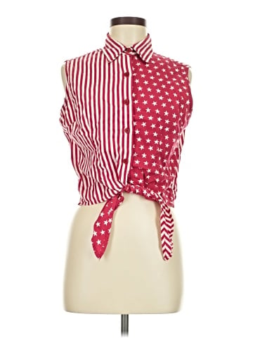 Bill Blass Sleeveless Button-Down Shirt (view 1)