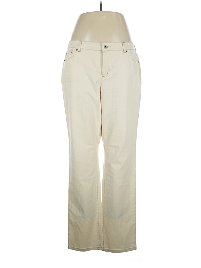 Pre-owned Lauren Jeans Co. Casual Pants In Ivory