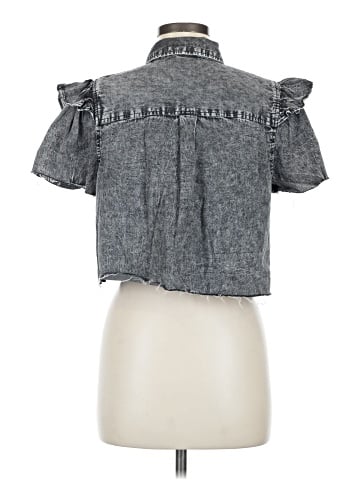 Who What Wear Short Sleeve Button-Down Shirt (view 2)