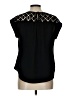 Paper Crane Black Short Sleeve Top Size L - photo 2