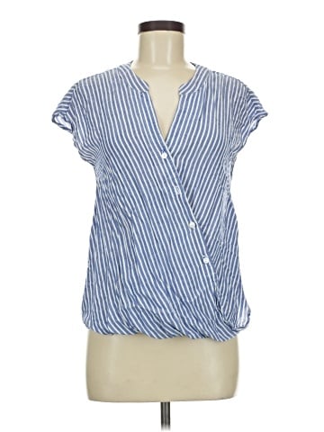 Blue Rain Short Sleeve Blouse (view 1)