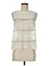 Hinge 100% Viscose Ivory Sleeveless Blouse Size M - photo 1