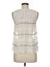 Hinge 100% Viscose Ivory Sleeveless Blouse Size M - photo 2