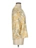 Como Blu 100% Rayon Yellow 3/4 Sleeve Blouse Size S - photo 4