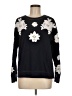 Victoria Beckham for Target Floral Black Pullover Sweater Size M - photo 1