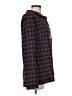 Nina Mclemore Houndstooth Burgundy Purple Blazer Size 8 - photo 4