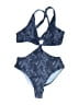 Jantzen Paisley Blue One Piece Swimsuit Size XL - photo 1