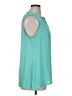 Sejour 100% Polyester Teal Sleeveless Blouse Size 14 - photo 4