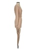 Marina Solid Tan Cocktail Dress Size S - photo 4