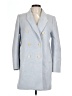 Zara Basic 100% Polyester Blue Coat Size L - photo 1