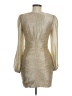DB Studio Metallic Silver Cocktail Dress Size 6 - photo 2