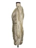DB Studio Metallic Silver Cocktail Dress Size 6 - photo 5