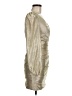 DB Studio Metallic Silver Cocktail Dress Size 6 - photo 4