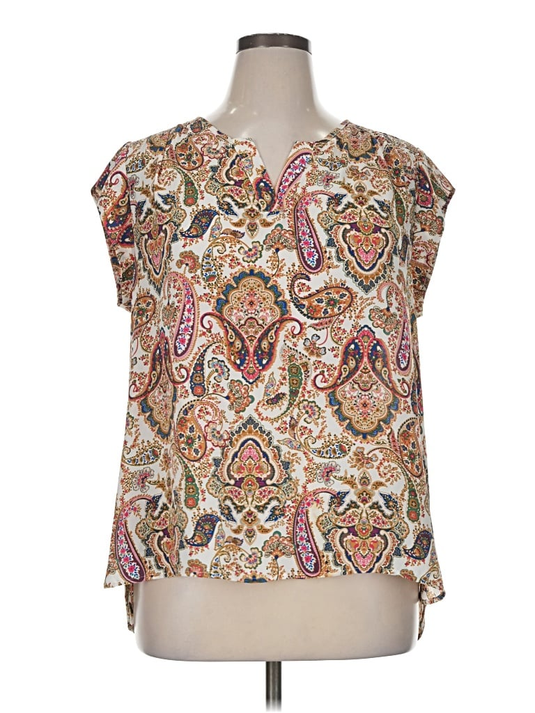 Pre-owned Dr2 Sleeveless Blouse In Ivory