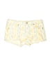 Mossimo Supply Co. 100% Cotton Print Yellow Shorts Size 7 - photo 1