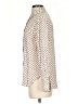 Max Studio 100% Rayon Polka Dots Ivory Long Sleeve Blouse Size S - photo 5