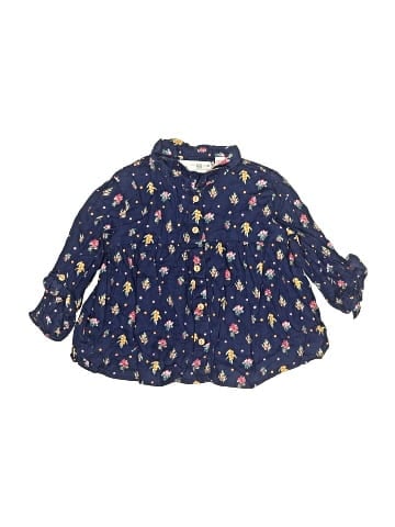 Zara Baby Long Sleeve Button-Down Shirt (view 1)