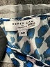 Derek Lam Animal Print Blue 3/4 Sleeve Blouse Size EU (IT) 42 / US 6 - photo 6