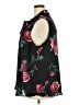 Torrid 100% Polyester Floral Black Sleeveless Blouse Size 2X Plus (2) - photo 5
