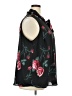 Torrid 100% Polyester Floral Black Sleeveless Blouse Size 2X Plus (2) - photo 4
