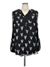 Torrid 100% Polyester Black Sleeveless Blouse Size 4X Plus (4) - photo 1