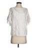 Ruby Rd. Ivory Short Sleeve Blouse Size S - photo 1