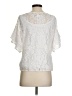 Ruby Rd. Ivory Short Sleeve Blouse Size S - photo 2
