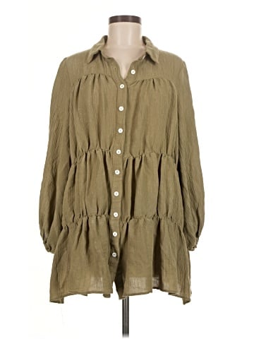 Peach Love 3/4 Sleeve Blouse (view 1)