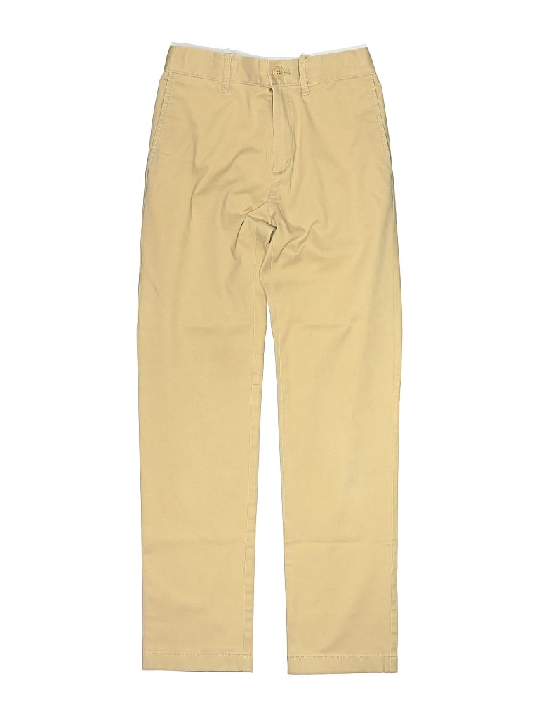 Pre-owned Crewcuts Kids' Casual Pants In Yellow