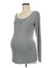 Isabel Gray Long Sleeve T-Shirt Size Med Maternity - photo 1