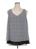 Torrid 100% Polyester Gray Sleeveless Blouse Size 1X Plus (1) - photo 1