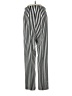 Reformation Stripes Silver Casual Pants Size 4 - photo 2