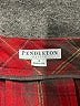 Pendleton 100% Virgin Wool Plaid Red Wool Skirt Size 12 Petite - photo 3