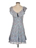 Lulus 100% Polyester Paisley Blue Casual Dress Size S - photo 2