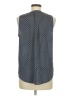 Ann Taylor 100% Polyester Blue Sleeveless Blouse Size M - photo 2