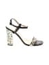 Lanvin Print Black Sandals Size EU 39 1/2 - photo 1