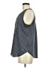 Ann Taylor 100% Polyester Blue Sleeveless Blouse Size M - photo 5