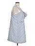 Maeve 100% Polyester Stripes Blue Casual Dress Size Lg Petite - photo 4