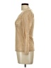 Ambiance Apparel Metallic Gold Long Sleeve Top Size L - photo 5
