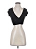 Shein Black Short Sleeve Top Size S - photo 1