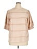 Grace Karin Tan Short Sleeve Blouse Size XL - photo 1