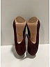 Prada 100% Suede Burgundy Heels Size EU 38 - photo 8