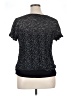 Alfani Black Short Sleeve Top Size 1X - photo 2