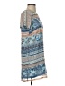Lulus 100% Polyester Paisley Blue Casual Dress Size S - photo 4