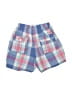 Bella Bliss 100% Cotton Plaid Blue Shorts Size 3 - photo 2