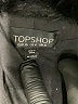 Topshop Black Faux Fur Jacket Size 4 - photo 6