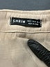 Shein 100% Polyester Metallic Tan 3/4 Sleeve Blouse Size 4 - photo 7