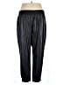 Express Metallic Black Track Pants Size XL - photo 2