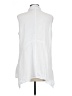 Fever White Sleeveless Button-Down Shirt Size L - photo 2