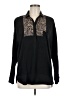 Unbranded Black Long Sleeve Blouse Size M (estimated) - photo 1